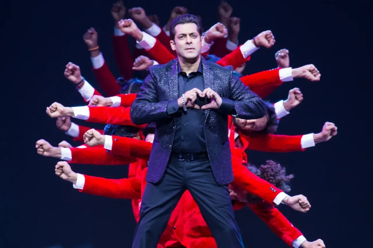 Bollywood artist performing live on stage