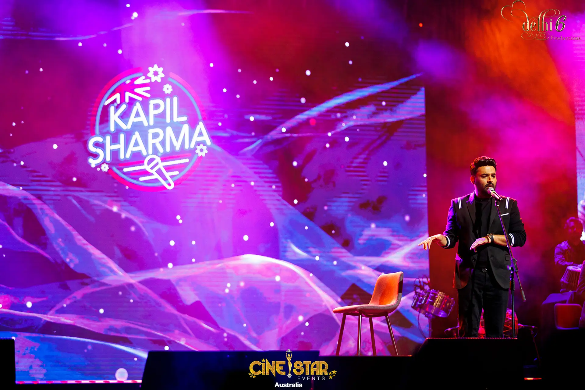 Audience enjoying a live concert experience