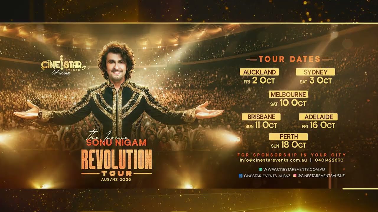 Sonu Nigam Live Revolution Tour promo