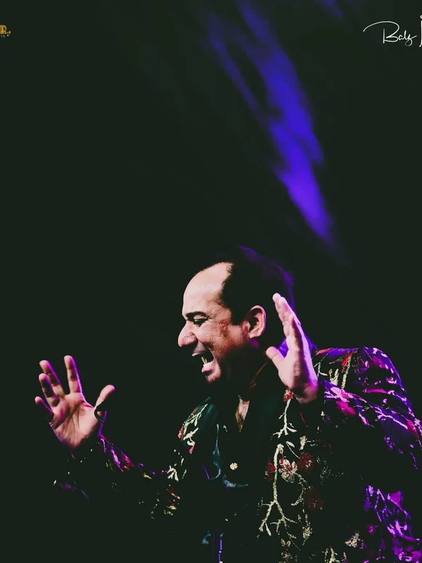 Rahat Fateh Ali Khan performing live on stage