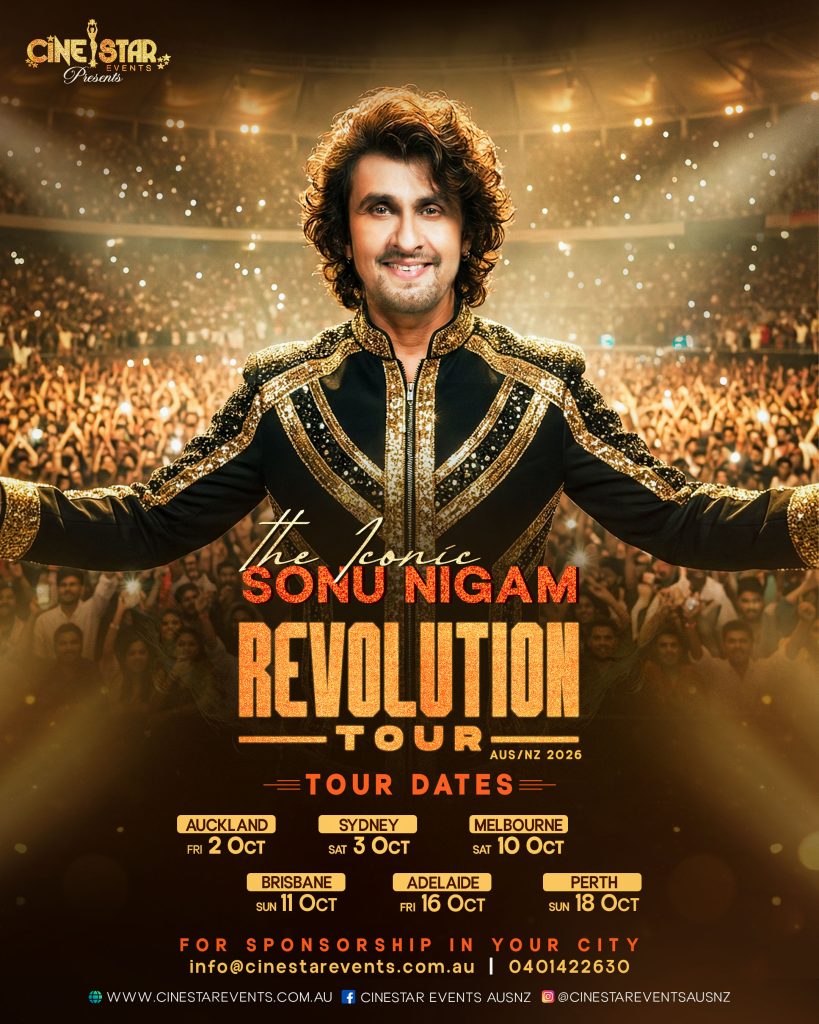 Revolution Tour 2026 - Sonu Nigam Live - Official Tour Poster